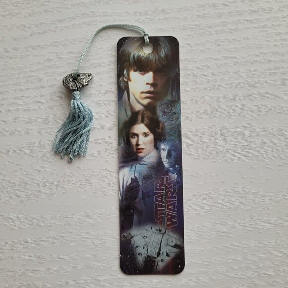 Vintage Y2K Star Wars Bookmark Millennium Falcon, Lucasfilm 00s 2002, CEBM-21288 - Picture 1 of 16